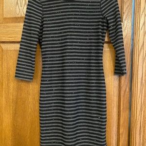 Express Black and Grey Dress